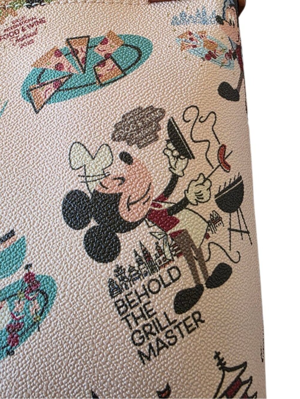 Disney Dooney & Bourke EPCOT Food Wine 2022 Crossbody Bag Mickey Minnie NWT - Picture 4 of 16